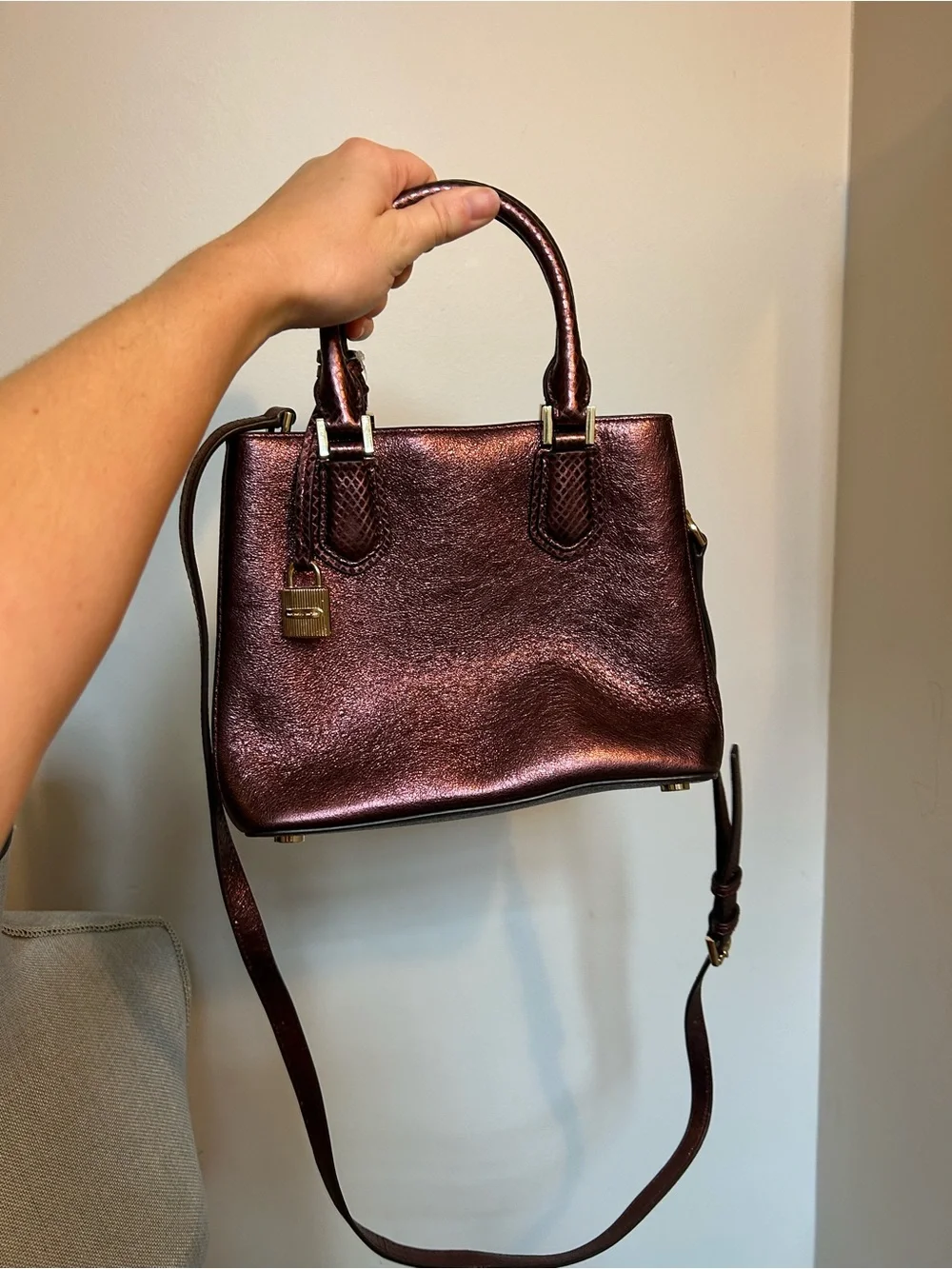 Michael Kors compact satchel